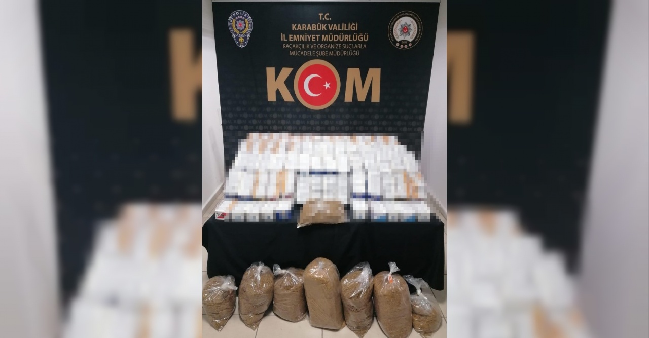 Karabük’te kaçak tütün operasyonu