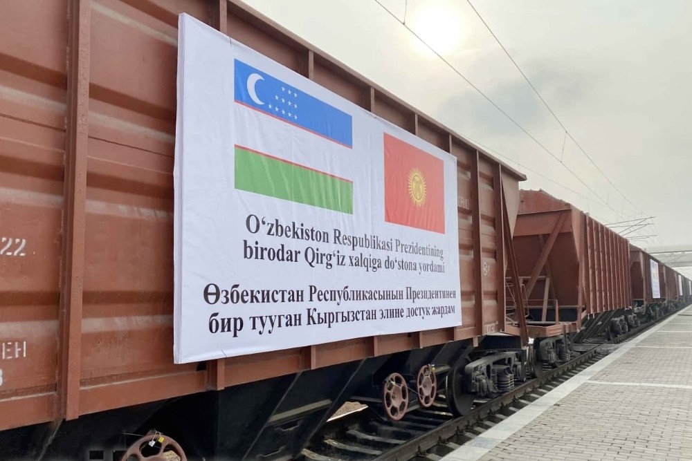 Özbekistan’dan Kırgızistan’a insani yardım