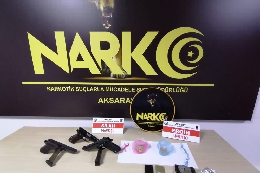 Aksaray’da uyuşturucu operasyonu: 4 tutuklama