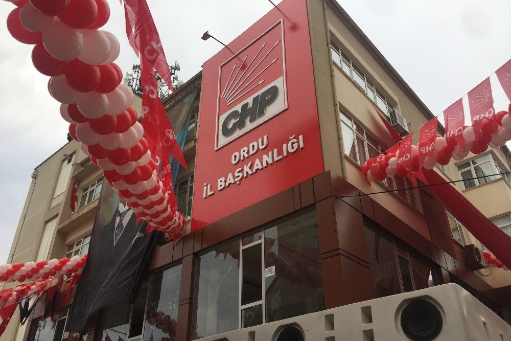 Ordu’da CHP teşkilatı korona virüs sebebiyle kapatıldı