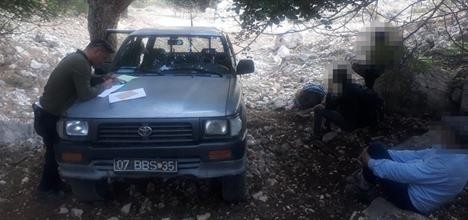 Kaçak avcılara 8 bin lira ceza uygulandı.
