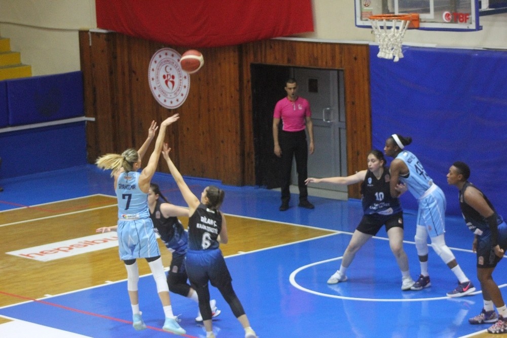 Kadınlar Basketbol Süper Ligi: Hatay Büyükşehir Belediyespor: 121- Samsun Canik Belediyesi: 70