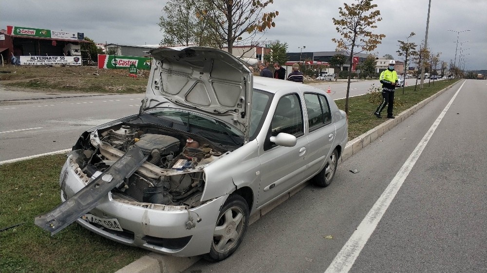 Samsun’da trafik kazası: 2 yaralı