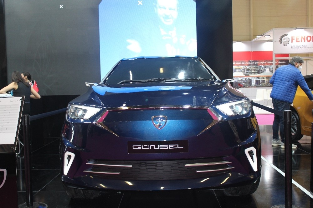 Yavru vatanın milli arabası Günsel ana vatanda