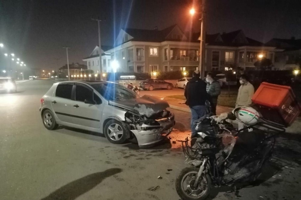 Kazada ağır yaralandı yoğun bakımda yer olmayınca Bolu’ya sevk edildi