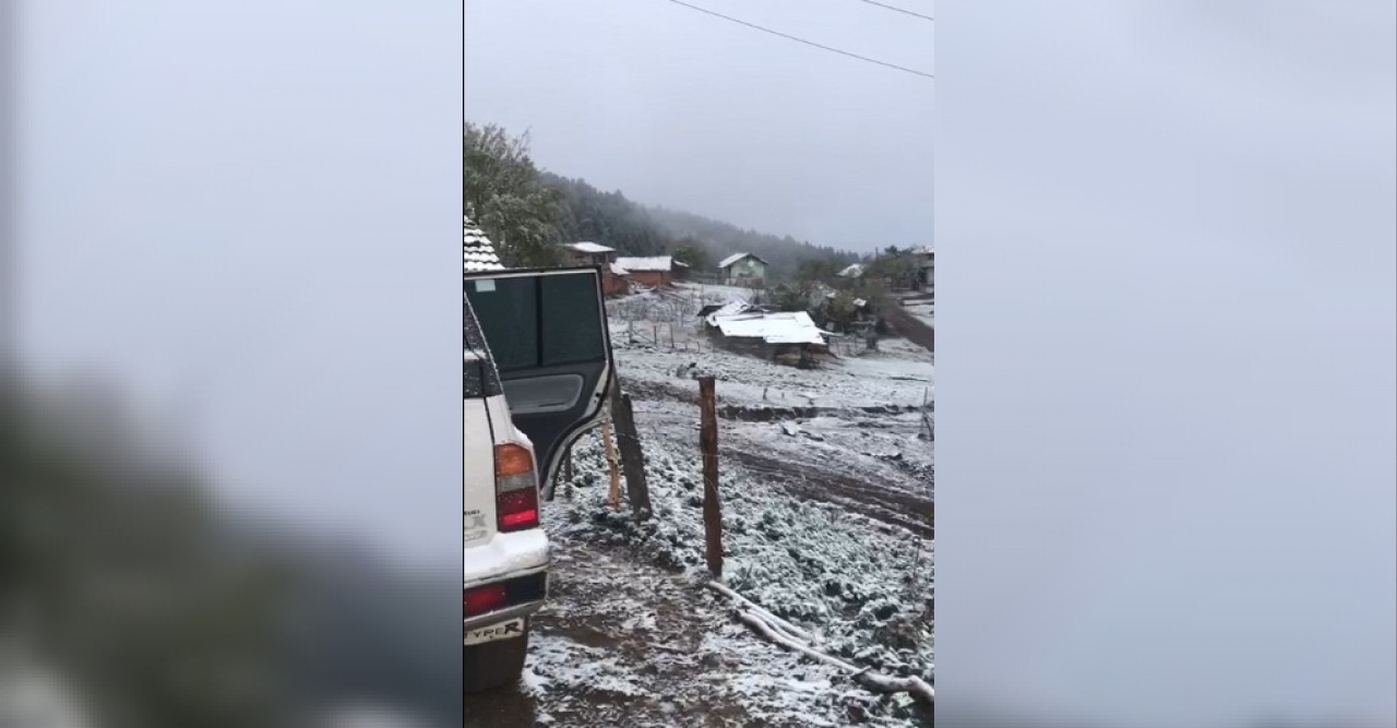 Amasya’ya mevsimin ilk karı yağdı
