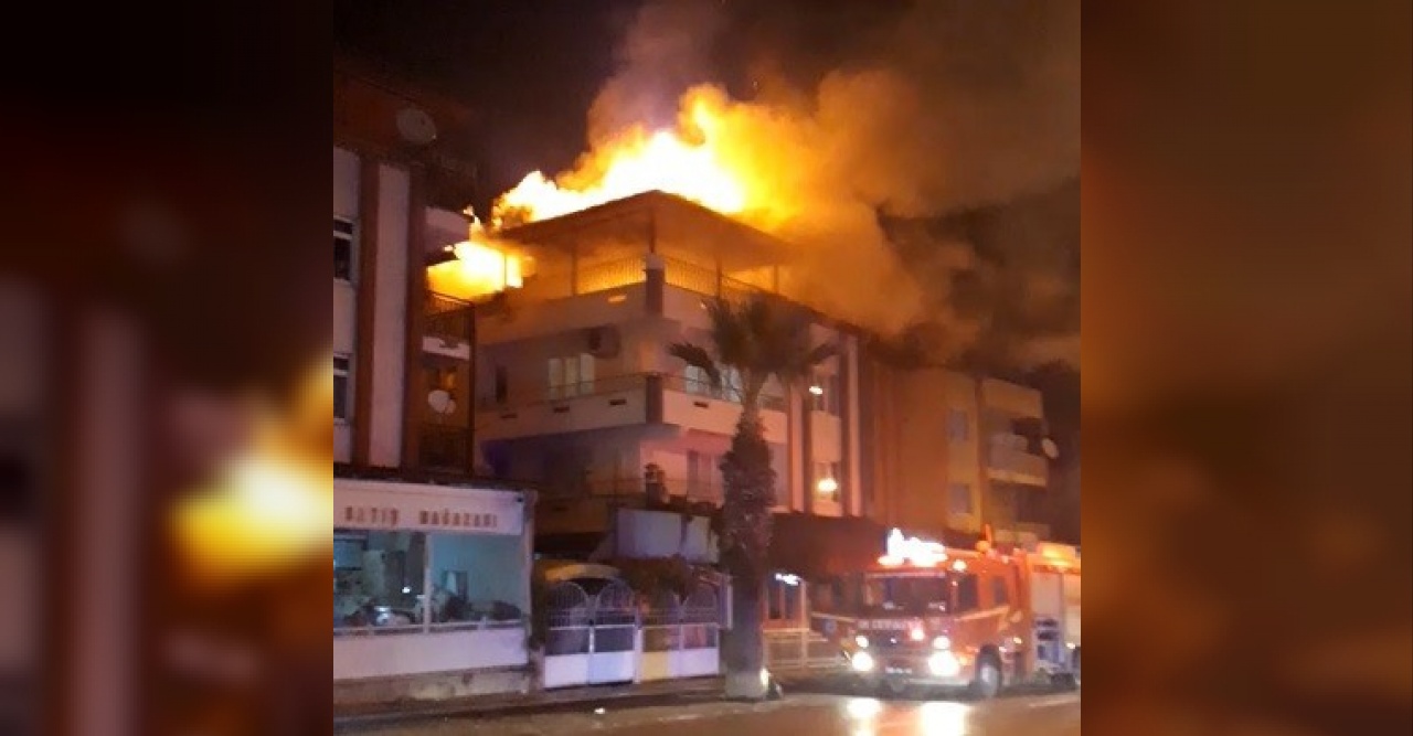 Dumanı fark eden baba, ailesini alevlerin kıyısından kurtardı