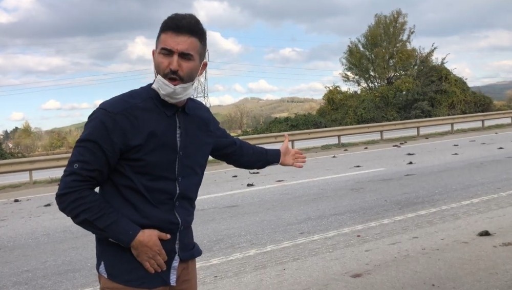 Yolda çırpınan kuşlar için kendi canını hiçe sayan vatandaş o anları anlattı