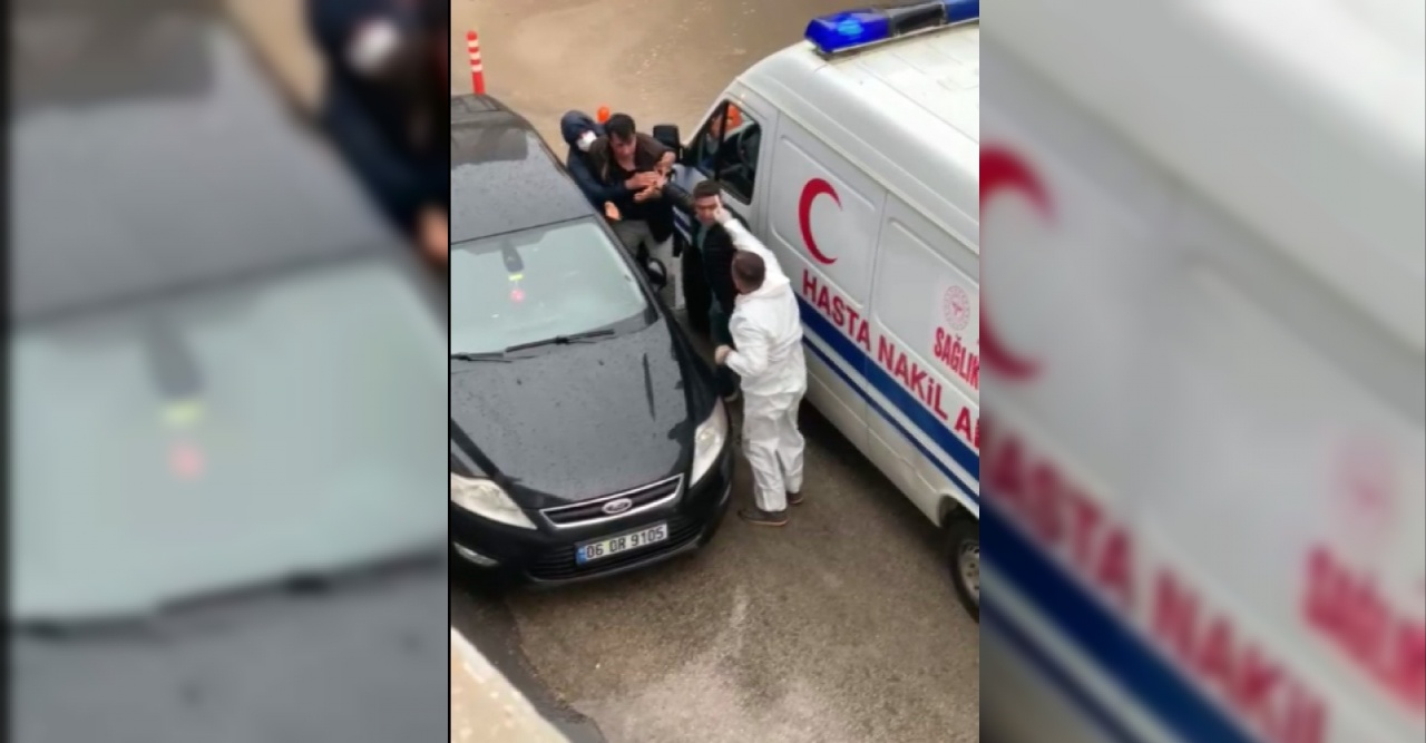 Ambulans şoförünü darp eden şahıs yakalandı