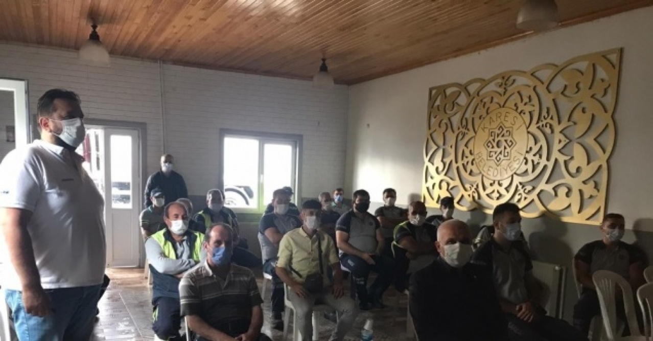 Temizlik İşleri Müdürlüğü personeline, personel güvenliği ve yakıt tasarrufu için eğitim verildi