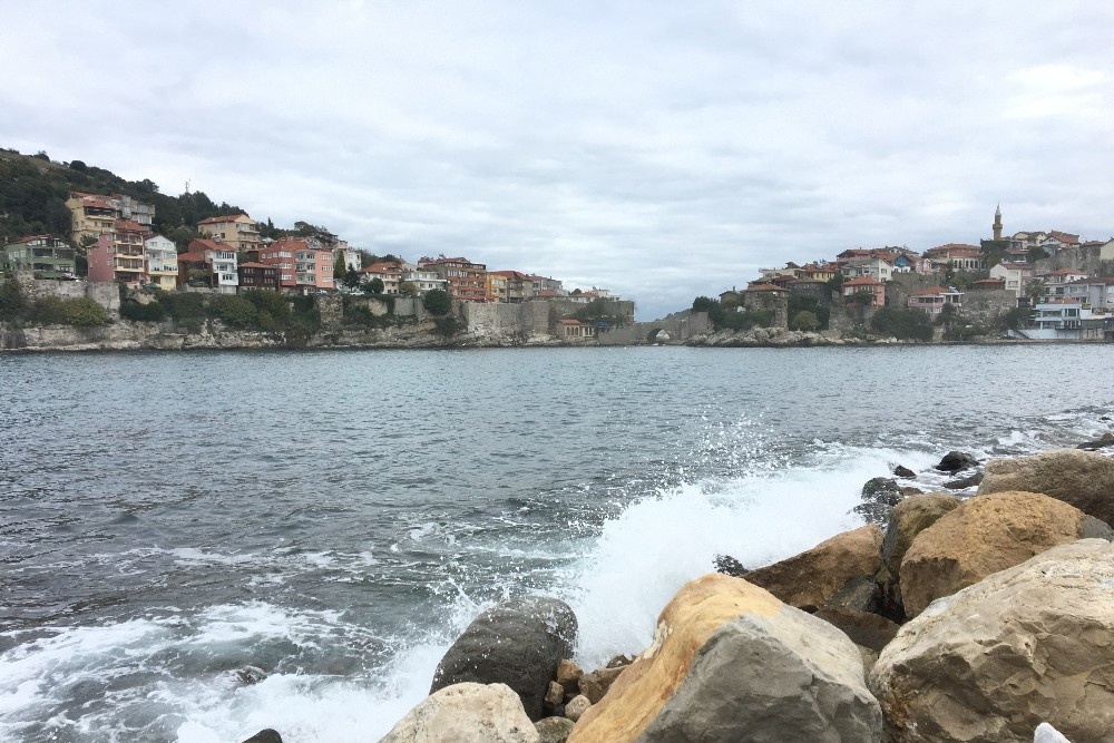 Amasra Kalesi’nde onarım çalışmaları tamamlanıyor