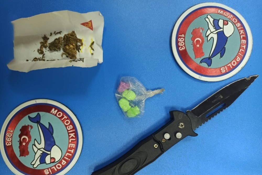 Çankırı’da polis kontrolünde uyuşturucu ele geçirildi