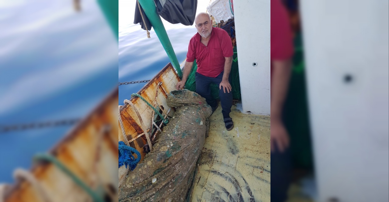 Marmaris açıklarında bulunan heykelin baş kısmı için dalış yapılacak