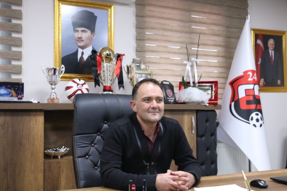 24Erzincanspor Başkanı Keleş: “Hedefimize doğru emin adımlarla ilerleyeceğiz”