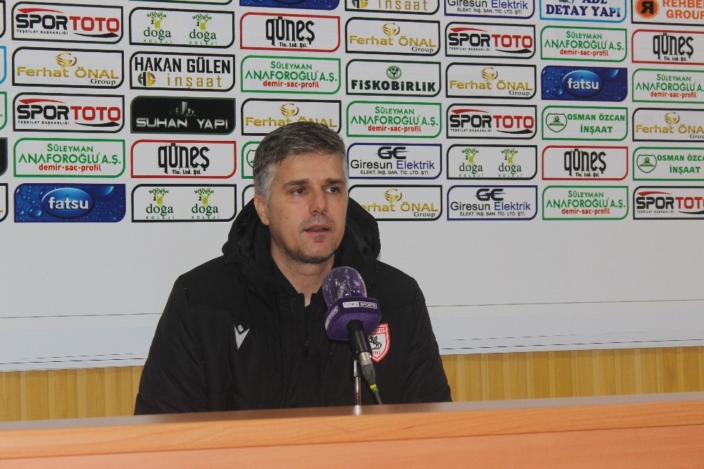 Giresunspor - Samsunspor maçının ardından