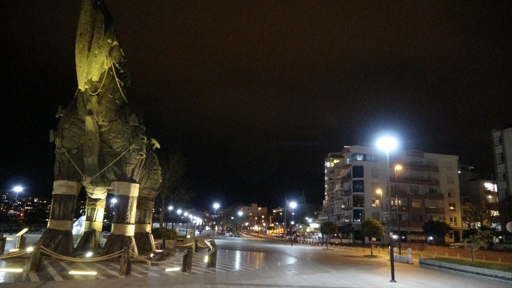 Çanakkale’de sokağa çıkma kısıtlaması başladı