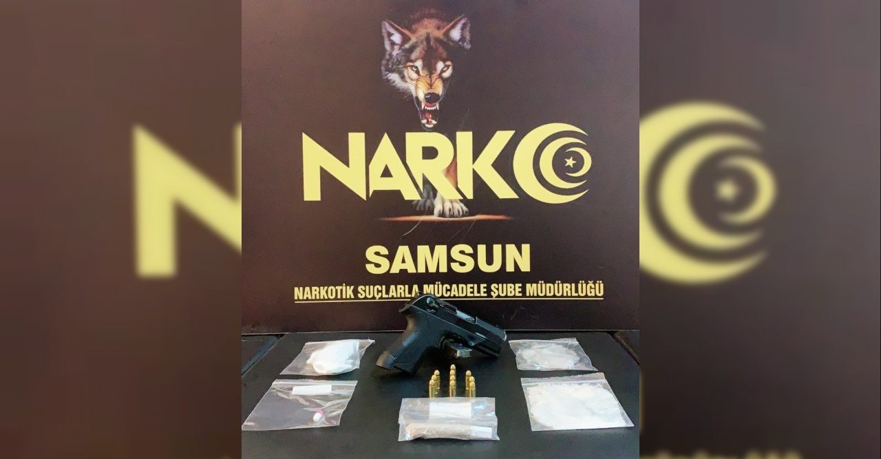 Samsun’da yabancı uyruklu 1 kişi uyuşturucu ticaretinden gözaltına alındı