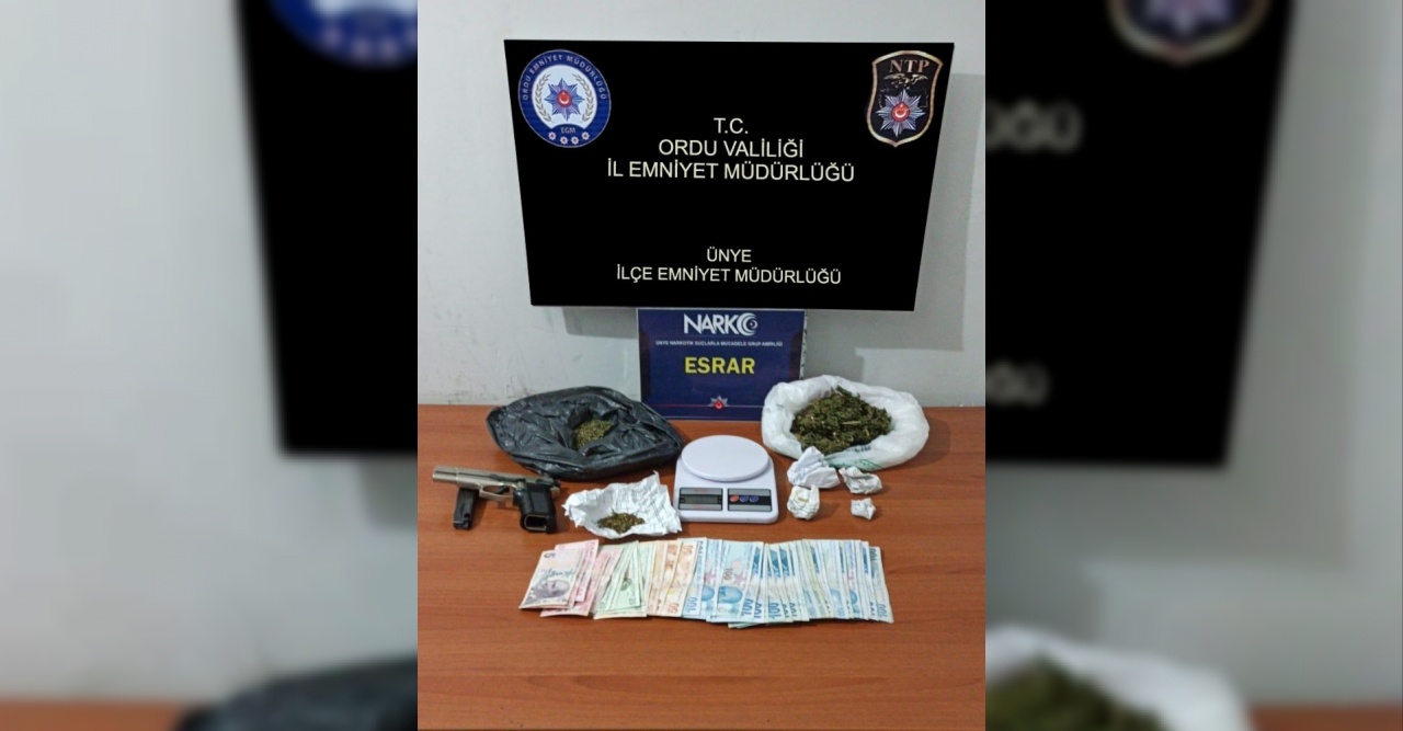 Ordu’da uyuşturucu operasyonu: 2 gözaltı