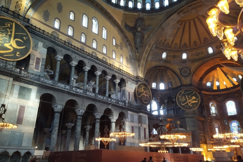Ayasofya’da dev iskele 7 yıl sonra kaldırıldı