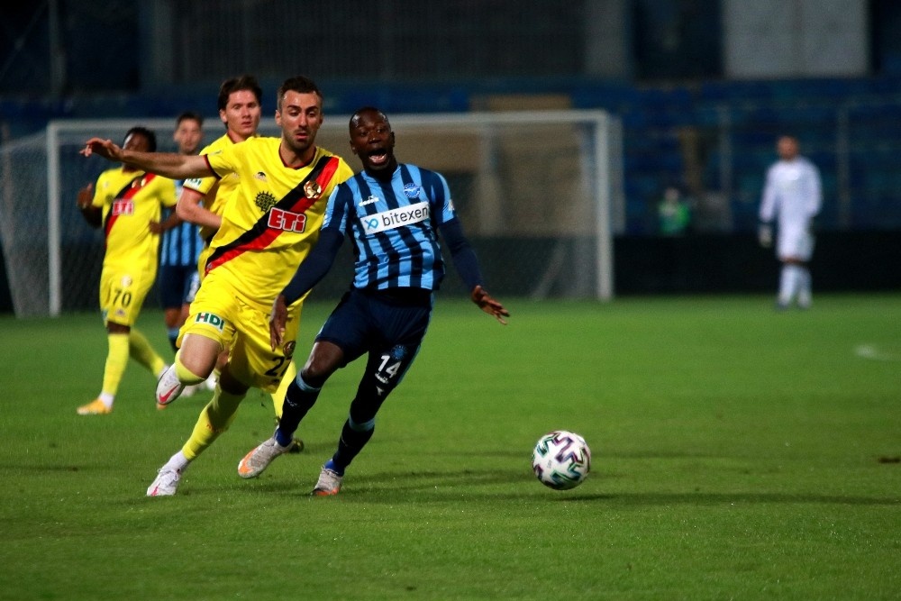 TFF 1. Lig: Adana Demirspor: 0 - Eskişehirspor: 0 (İlk yarı sonucu)