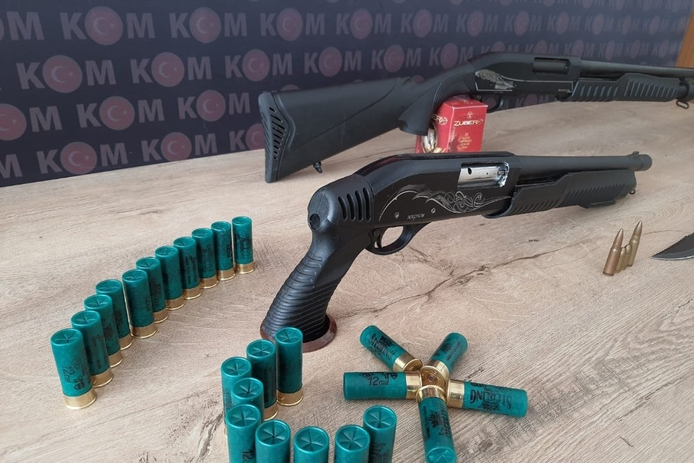 Kahramanmaraş’ta silah kaçakçılığına 4 gözaltı