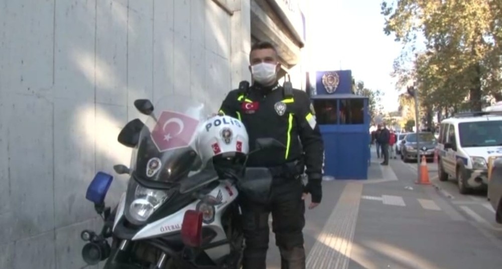 Polislerden öğretmenlere videolu kutlama