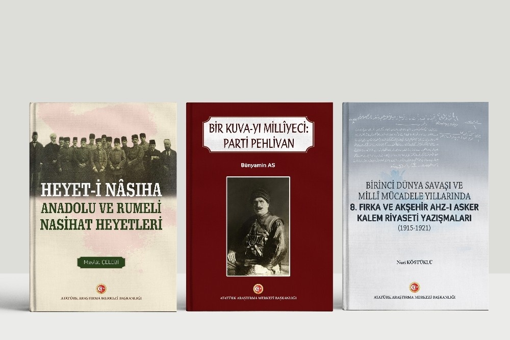 Atatürk Araştırma Merkezi Yayınlarına 3 yeni eser daha eklendi