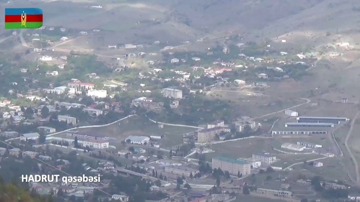 Operasyonla işgalden kurtarılan Hadrut kasabası görüntülendi