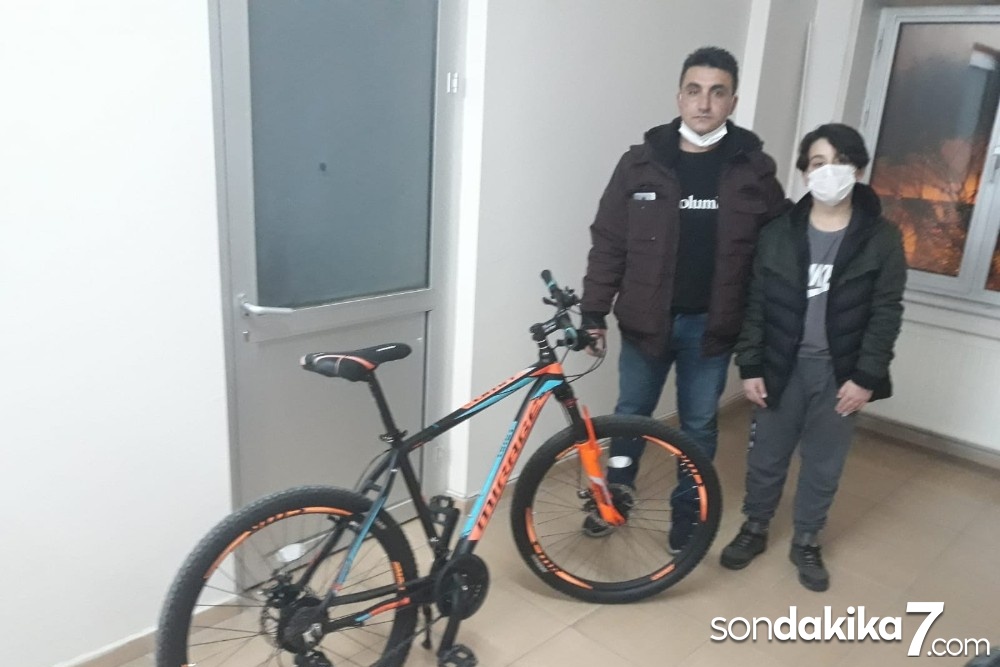 Bisiklet hırsızı yakalandı