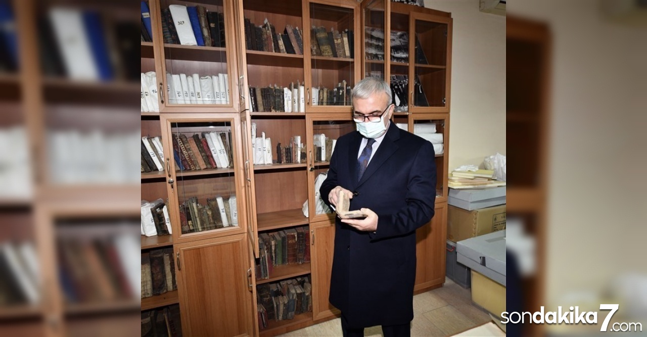 Vali Karaloğlu Meryem Ana Kilisesinde incelemelerde bulundu