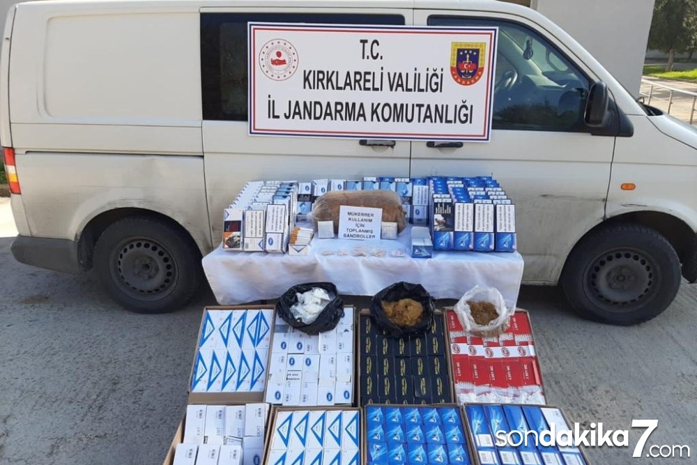 Kırklareli’de doldurulmuş binlerce makaron bulundu
