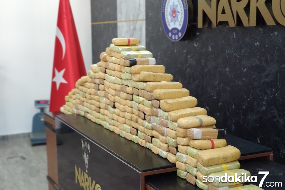 Esenyurt’ta kilere gizlenen 113 kilogram eroin ele geçirildi