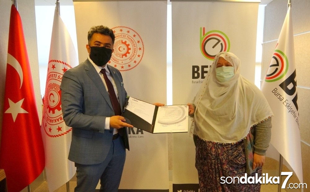 BEBKA’dan Mihalgazi’ye üretim desteği