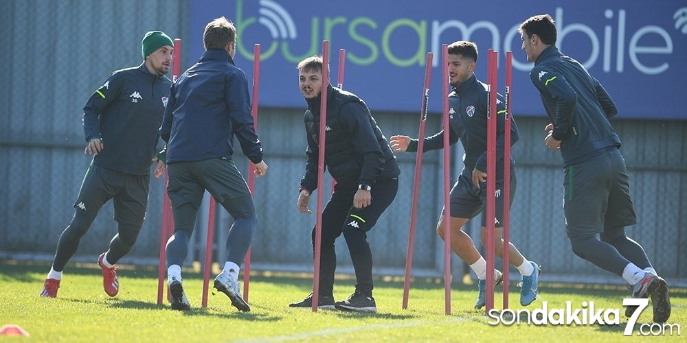 Bursaspor, Altay maçı hazırlıklarını tamamladı