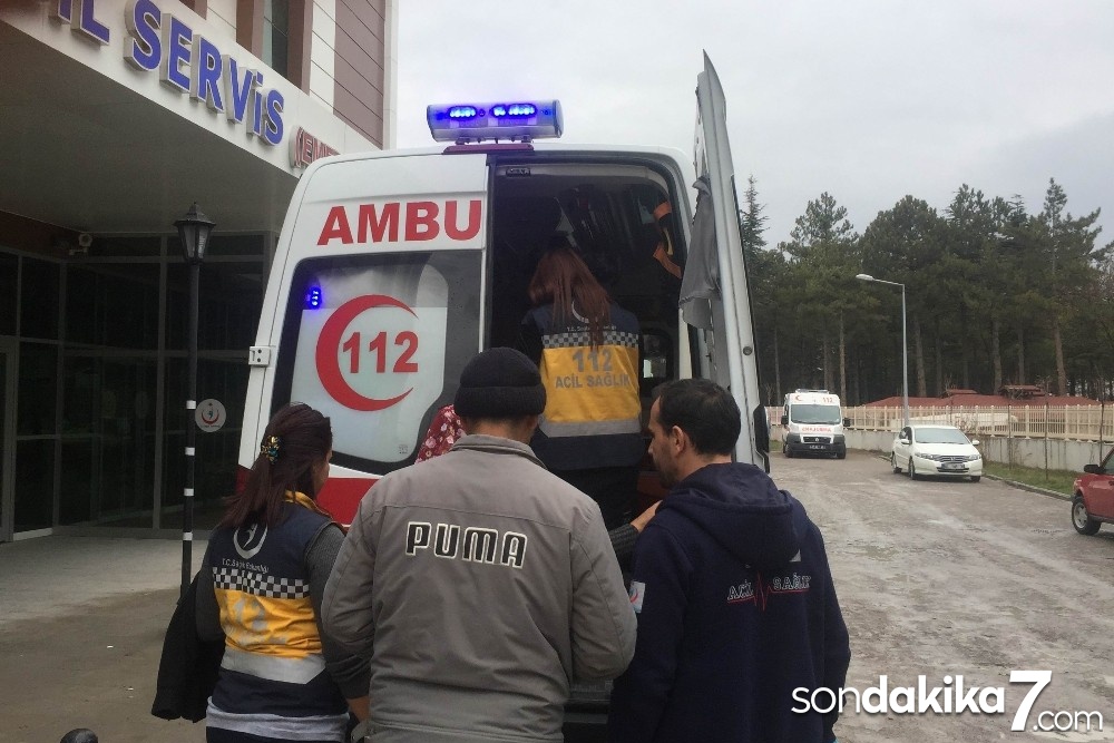 Tavanda bakım yaparken aşağıya düştü