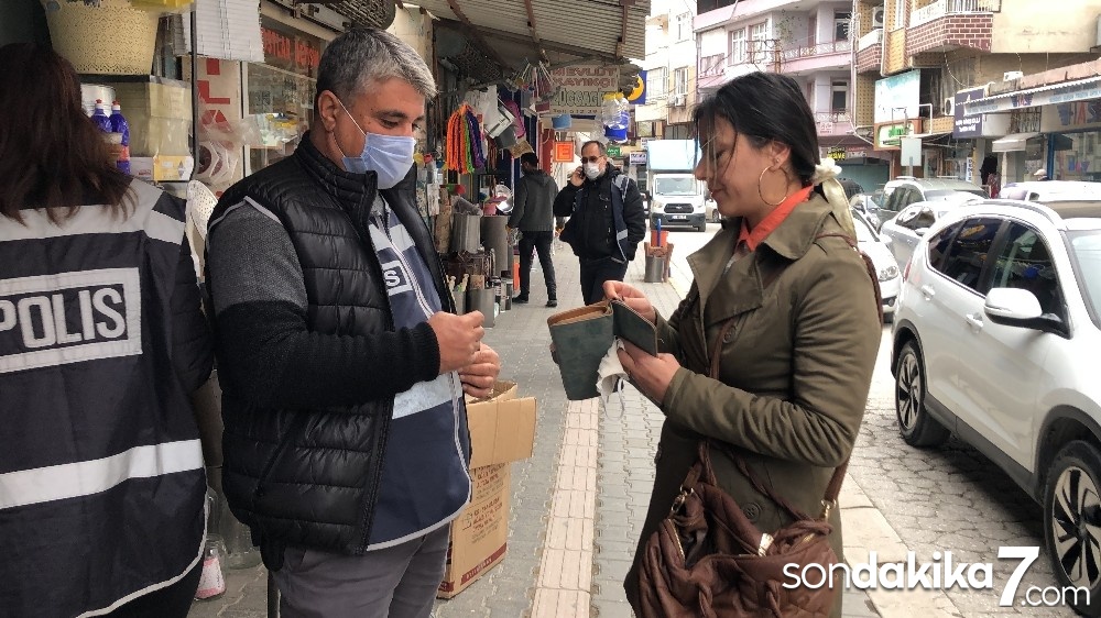 Maskesiz sokağa çıkanlara ceza kesildi