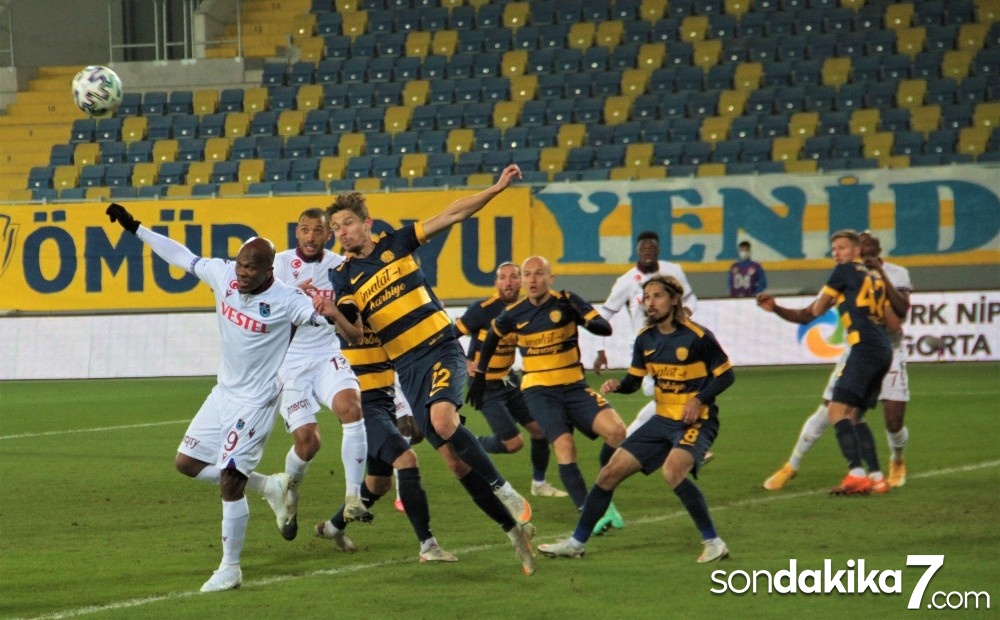 Süper Lig: MKE Ankaragücü: 0 - Trabzonspor: 1 (Maç sonucu)