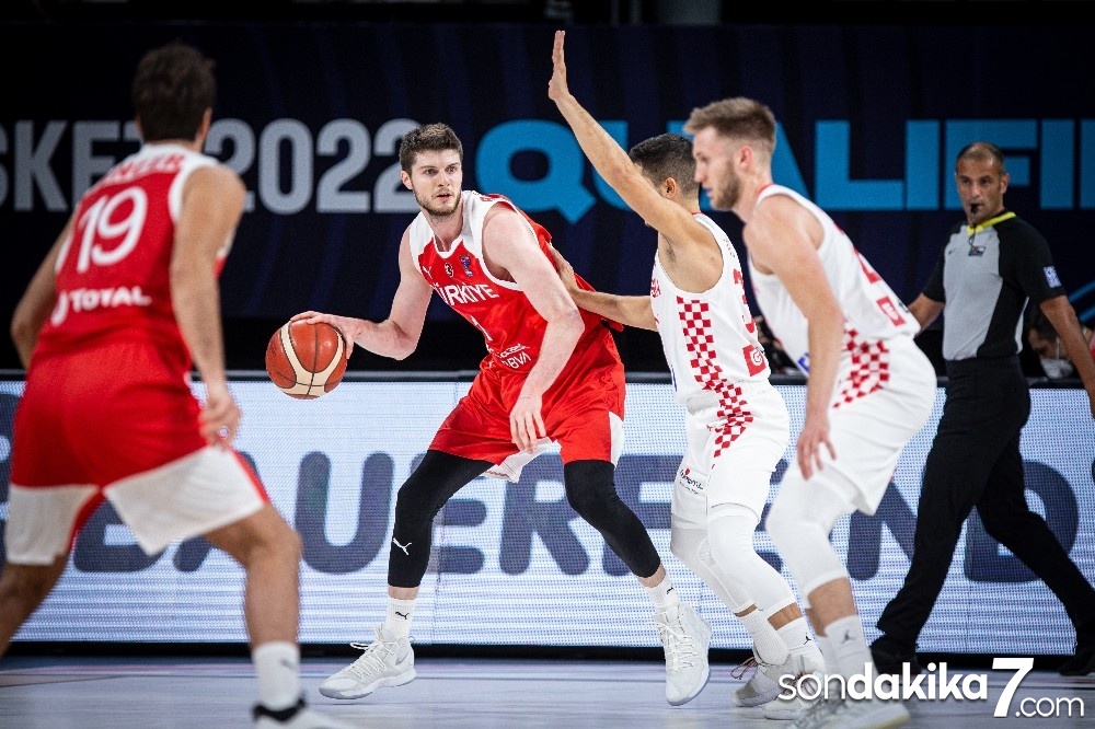 FIBA 2022 Avrupa Şampiyonası Elemeleri: Hırvatistan: 79 - Türkiye: 62