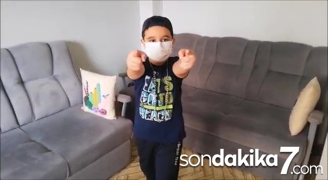 Küçük öğrencilerden sağlık çalışanlarına anlamlı klip