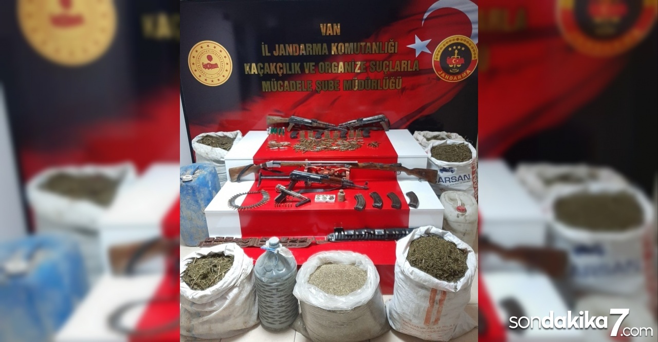 Van’da silah ve uyuşturucu madde operasyonu