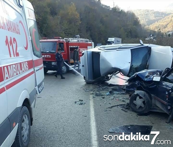 Ordu’da trafik kazası: 2 yaralı