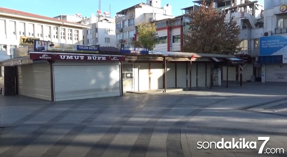 Gaziantep’in en kalabalık yerlerinde "kısıtlama" sessizliği