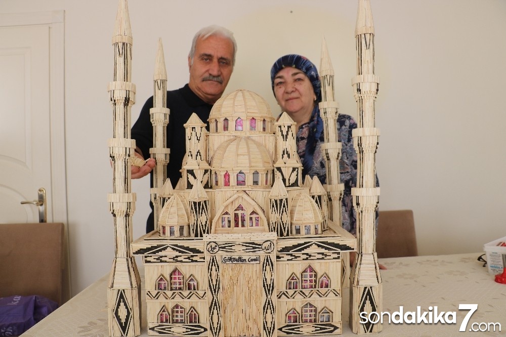 7 ay sürdü, 52 bin 300 parça kullandı, gören hayran kalıyor