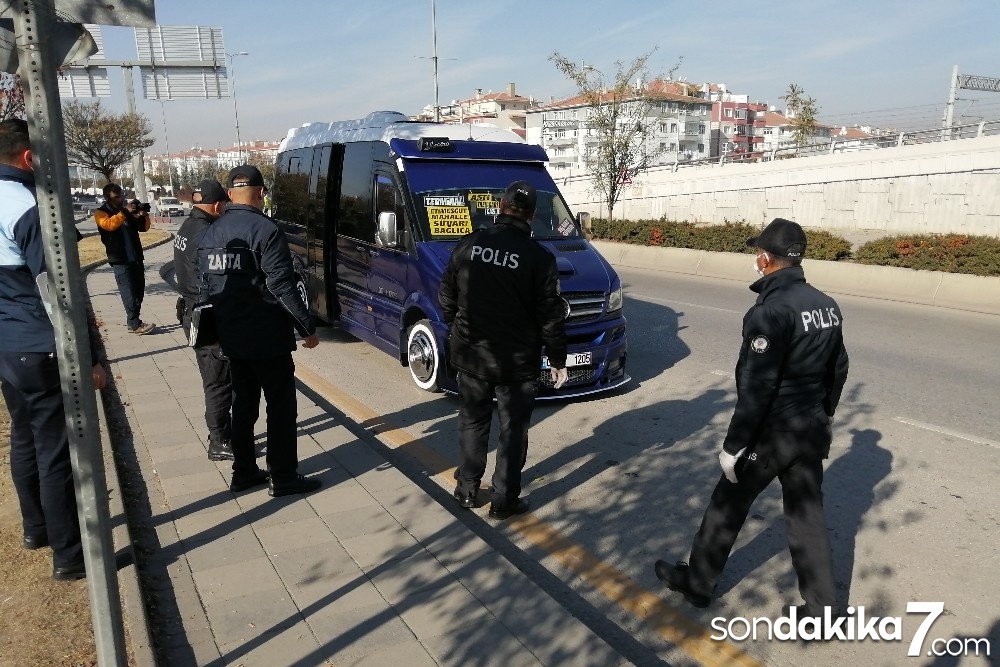 Ankara’da toplu taşıma araçlarına korona virüs denetimi