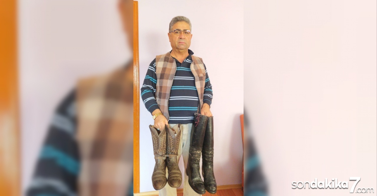 Evini ayakkabı müzesine çevirdi