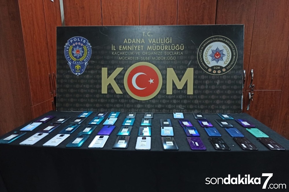 Adana’da kaçakçılık operasyonu