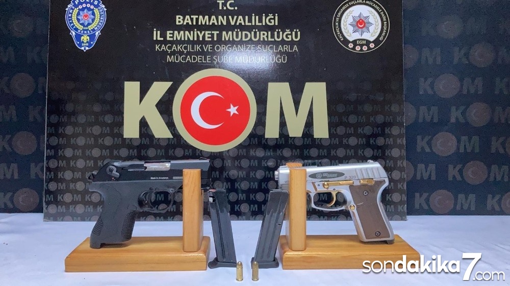 Batman’da silah ve mühimmat ele geçirildi