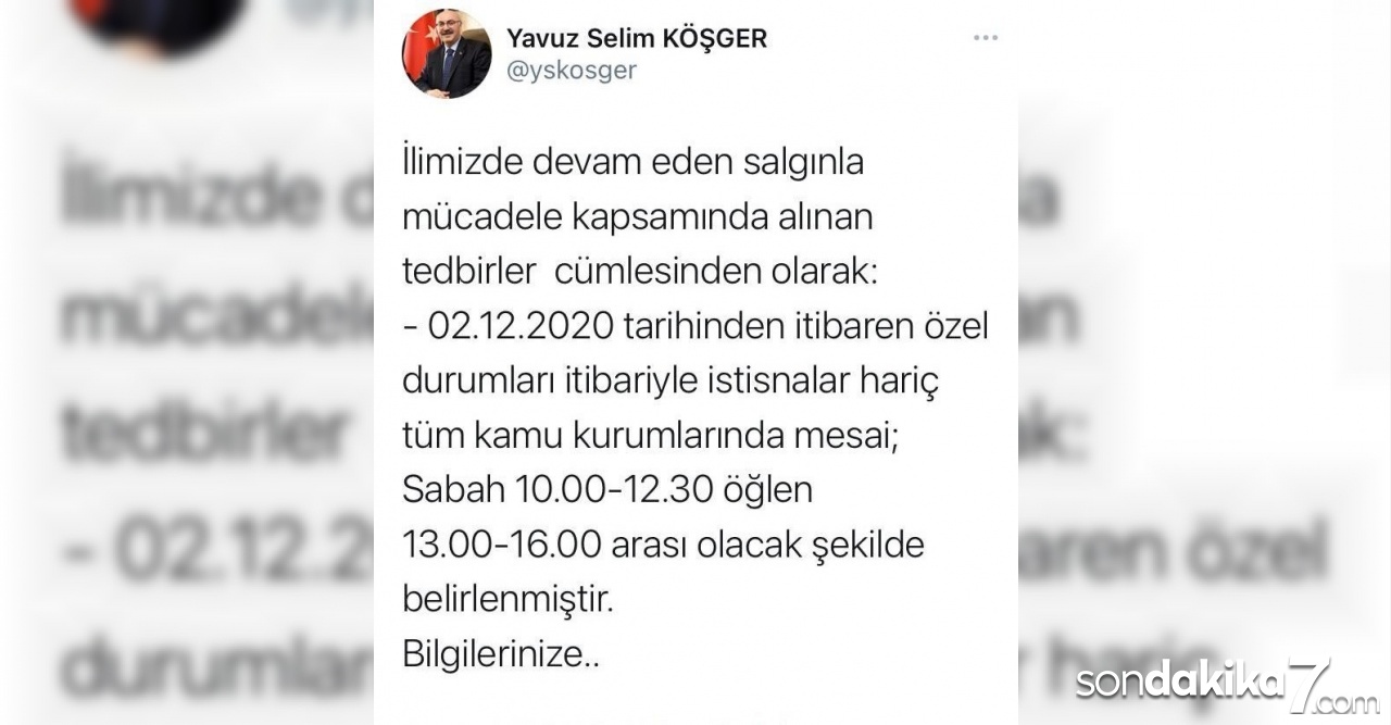 İzmir’de mesai saatlerine korona virüs ayarı