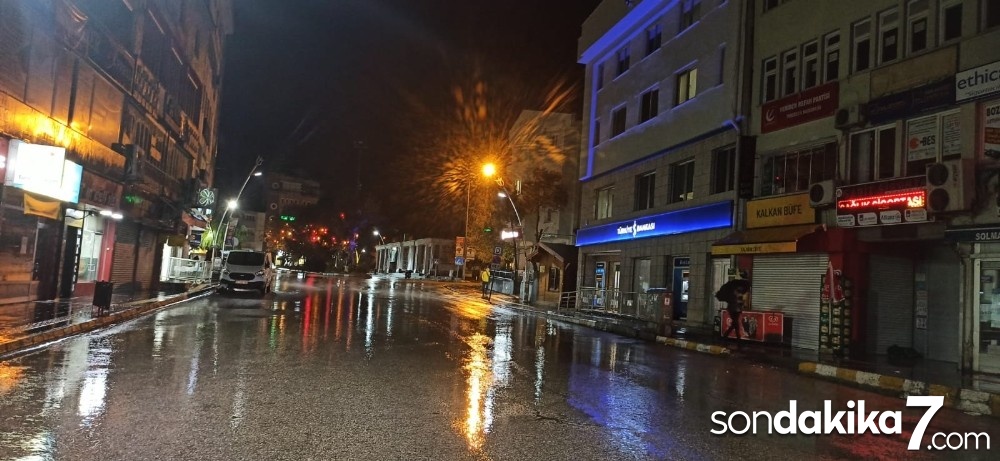 Tunceli sokağa çıkma kısıtlaması ile sessizliğe büründü