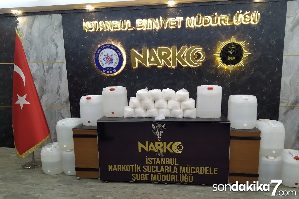 İstanbul’da dev uyuşturucu operasyonu: Rekor miktarda metamfetamin ele geçirildi